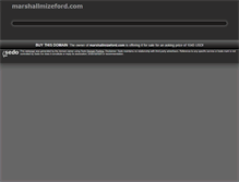 Tablet Screenshot of marshallmizeford.com
